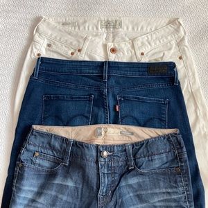 Lucky, Level99, Levi’s jeans